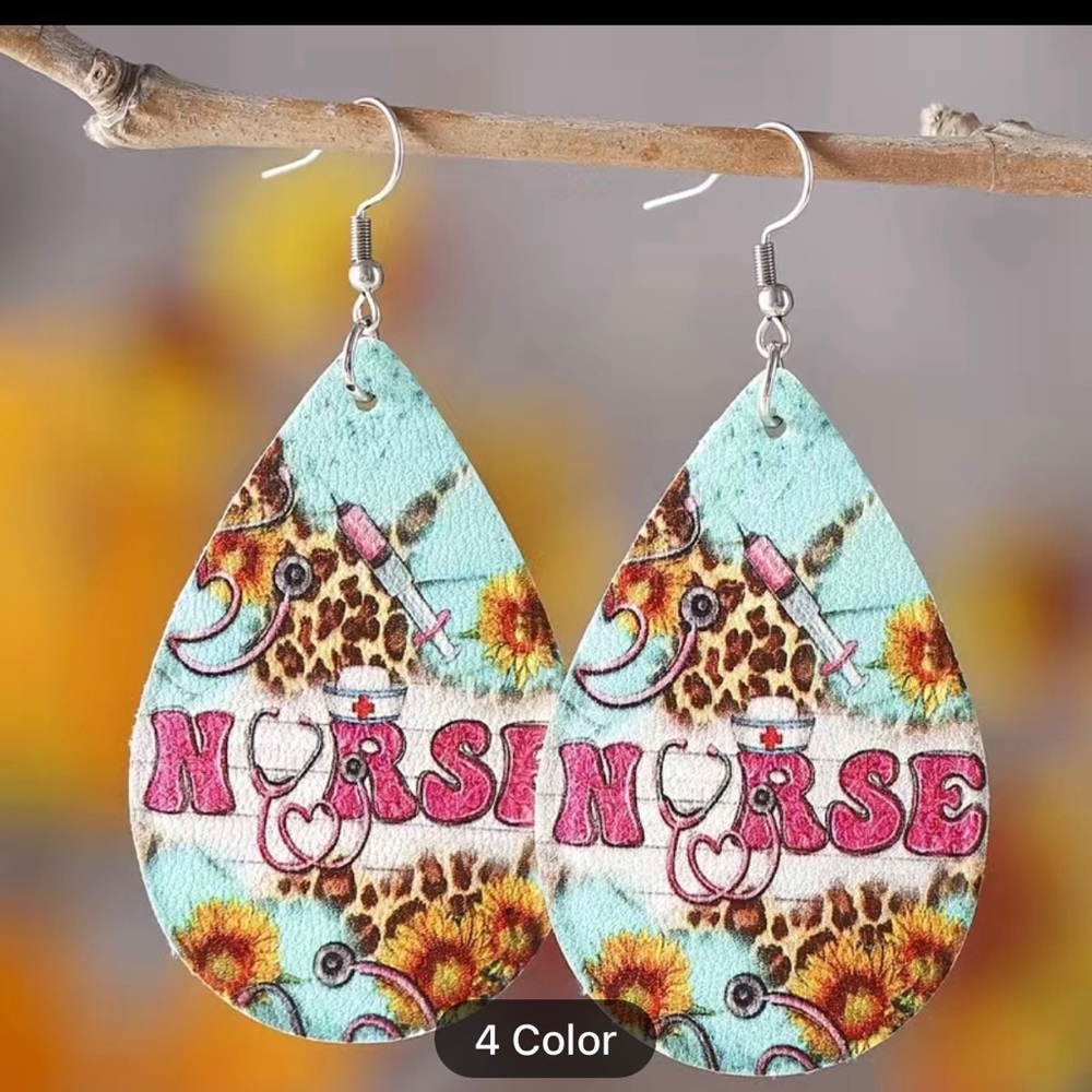 Fashion Nurse teardrop earrings